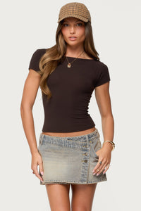 Becca Boat Neck Top