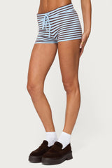 Lillian Striped Knit Shorts