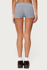 Lillian Striped Knit Shorts
