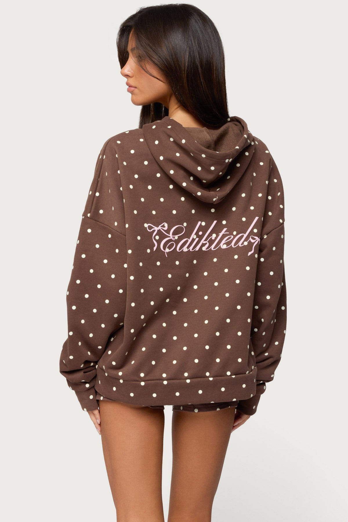 Chelsie Polka Dot Hoodie – edikted