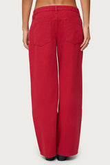 Petite Roman Low Rise Baggy Jeans