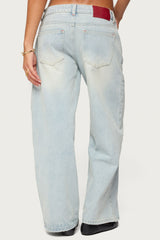Petite Ace Low Rise Baggy Jeans