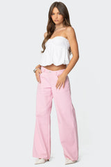 Serina Strapless Bubble Top