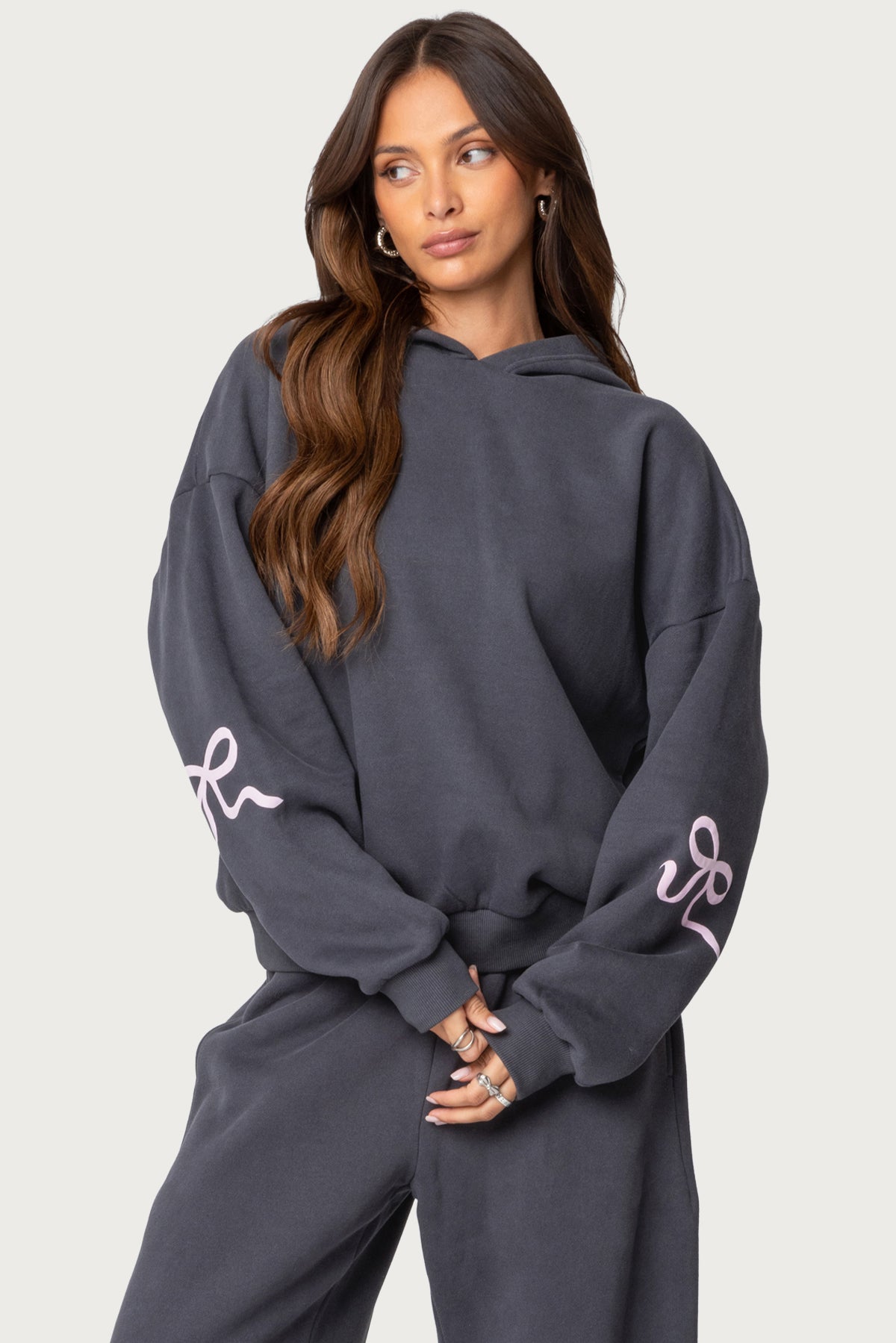 Bonney Bow Detail Hoodie – edikted