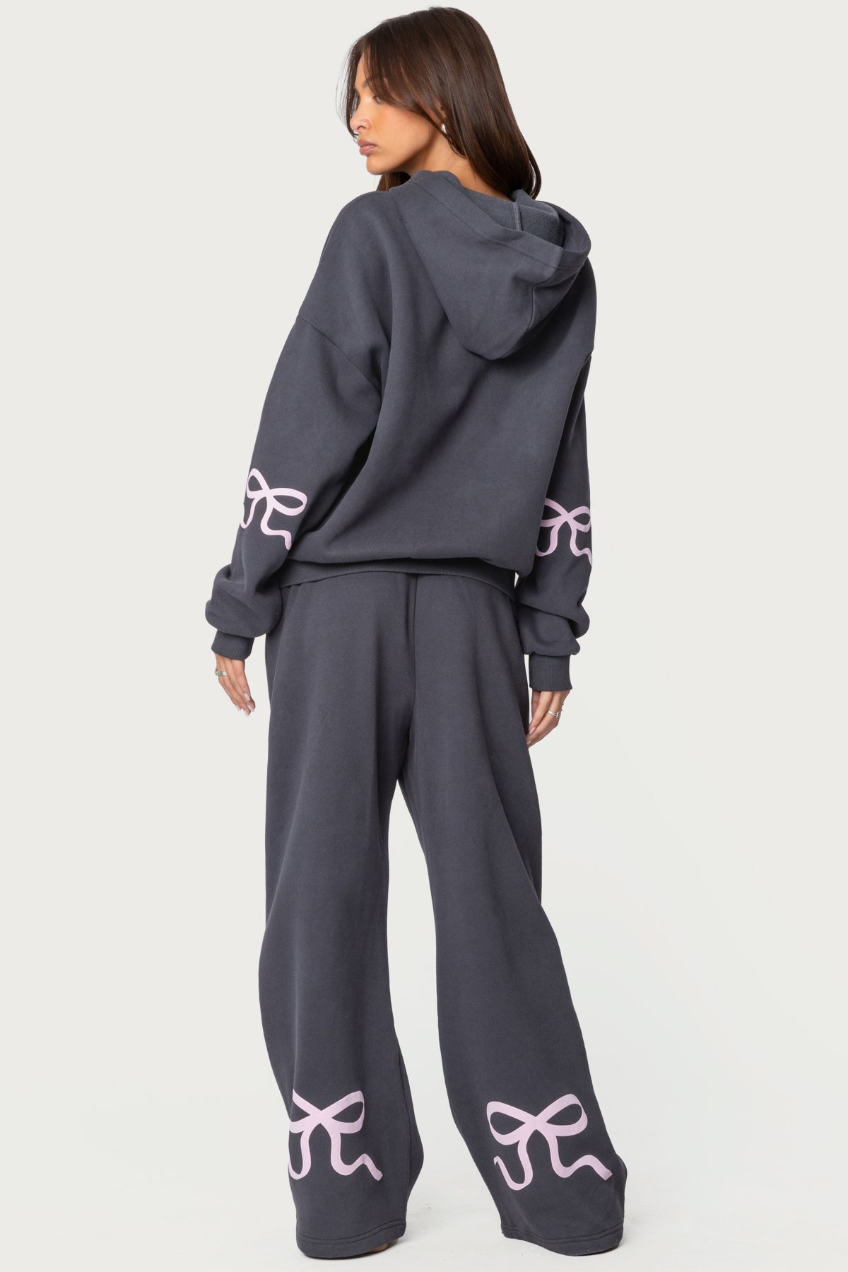 Bonney Bow Detail Sweatpants – edikted