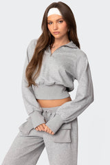 Bailey French Terry Quarter Zip Top