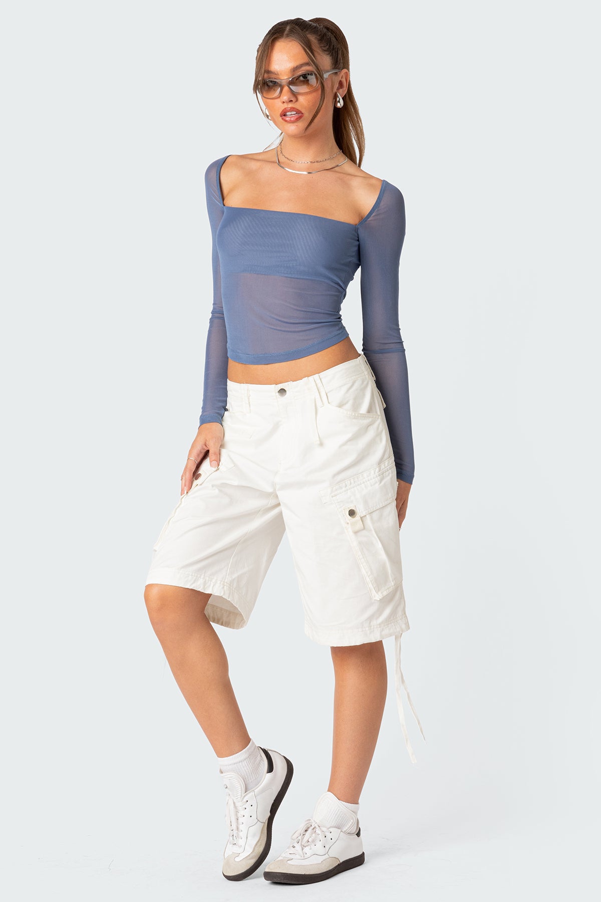 Marta Mesh Top