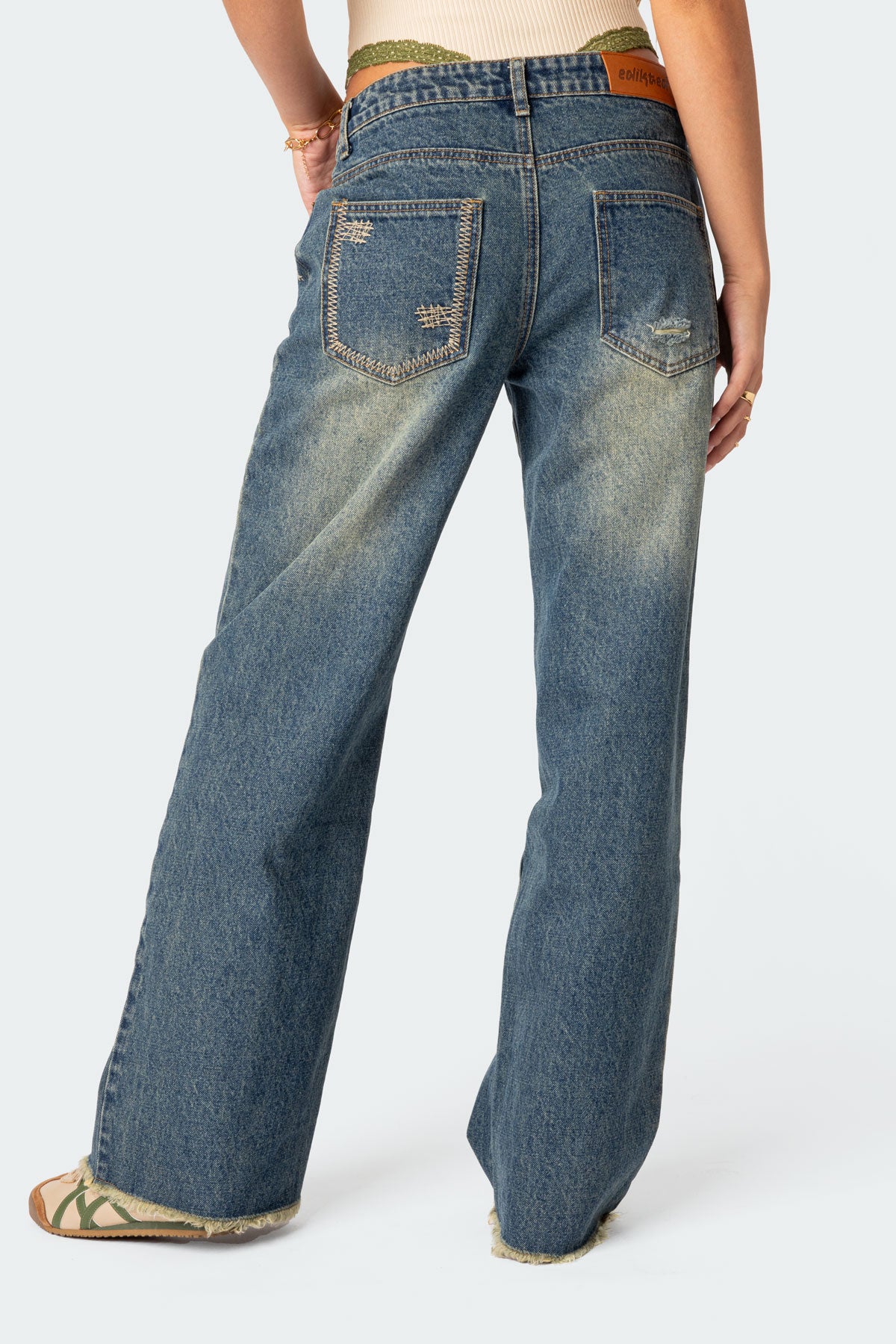 Doll House Low Rise Washed Jeans
