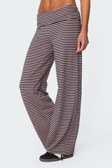 Lilah Striped Fold Over Pants