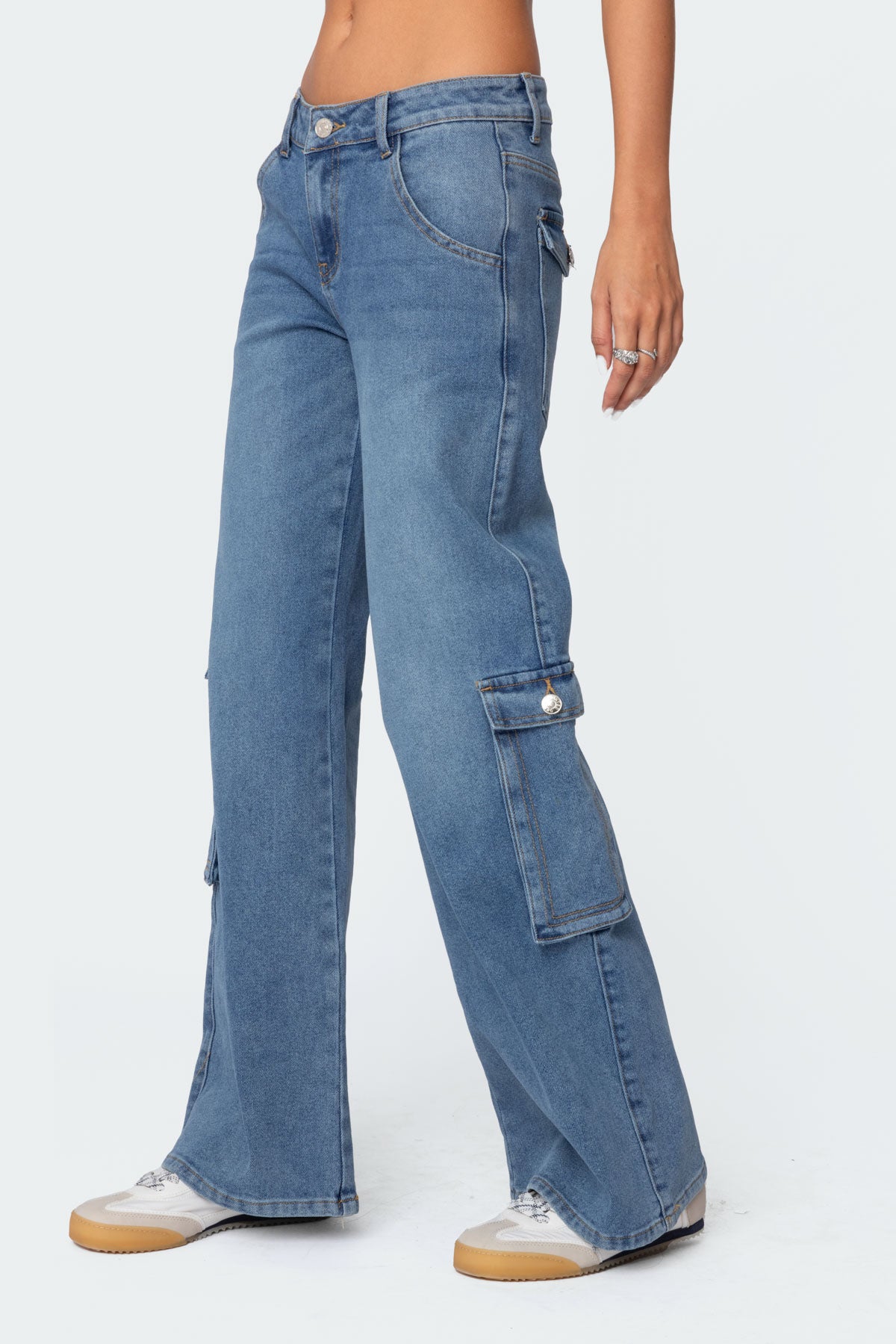 Lunar Low Rise Cargo Jeans