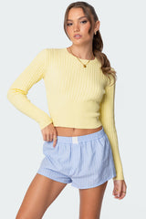 Mallory Cable Knit Sweater