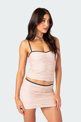 Rosalin Gathered Tank Top