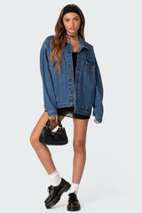 Dalia Oversized Denim Jacket