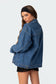 Dalia Oversized Denim Jacket