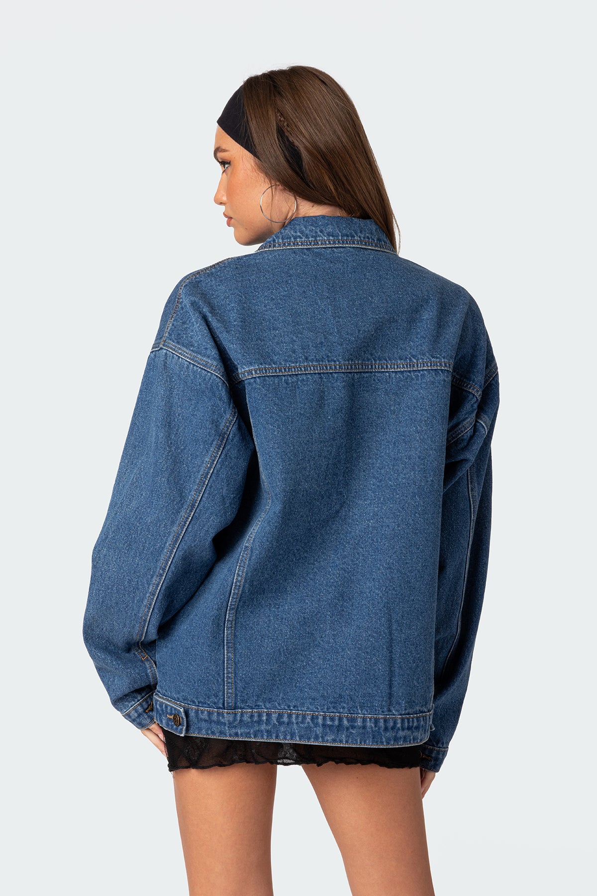 Dalia Oversized Denim Jacket