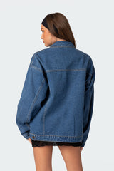 Dalia Oversized Denim Jacket