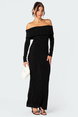 Susan Fold Over Maxi Dress