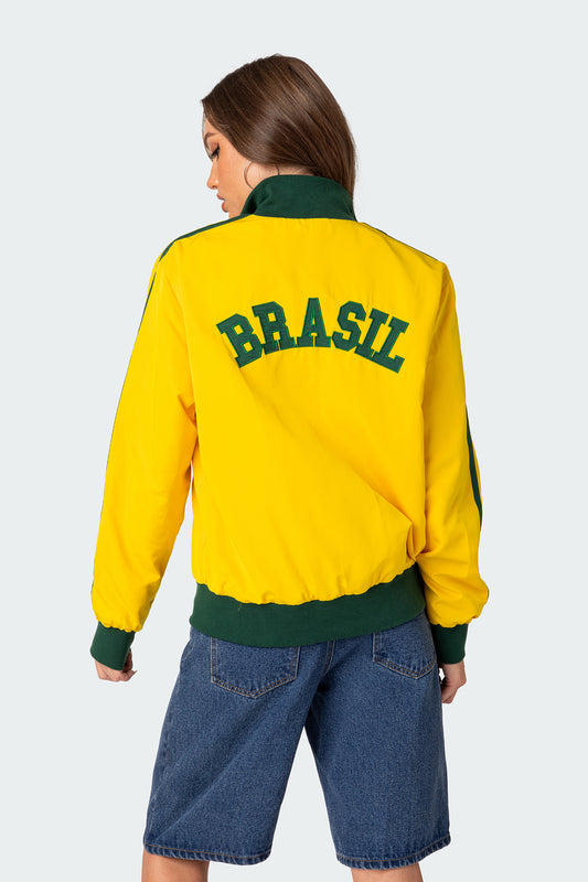 Brasil Oversized Track Jacket