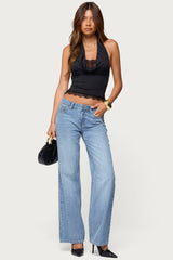 Holly Low Rise Straight Leg Jeans