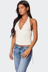 Willow Textured Halter Top