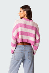 Ozzy Cropped Knitted Sweater