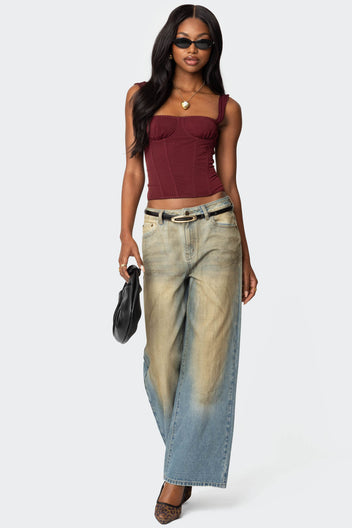 Marcella Wide Strap Corset