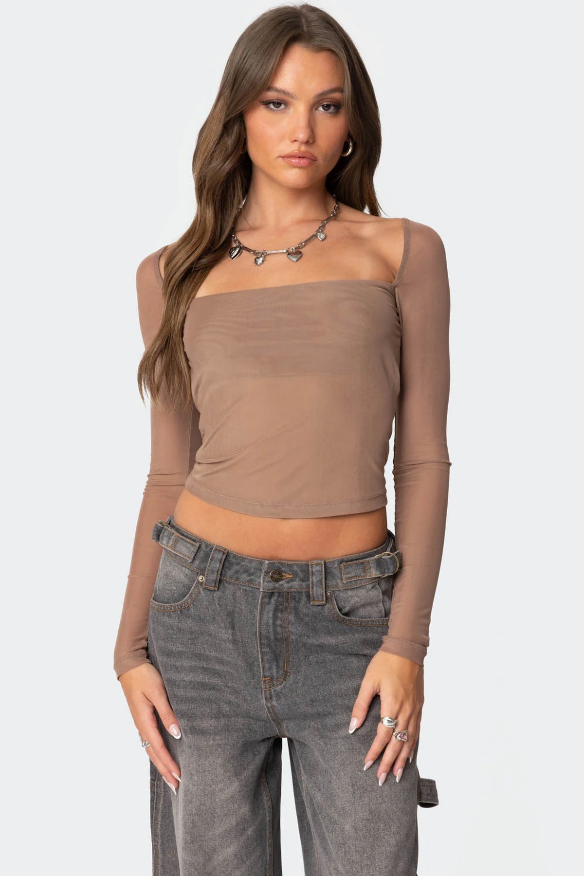 Marta Mesh Top