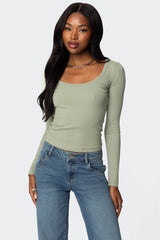 Makenna Scoop Neck Top