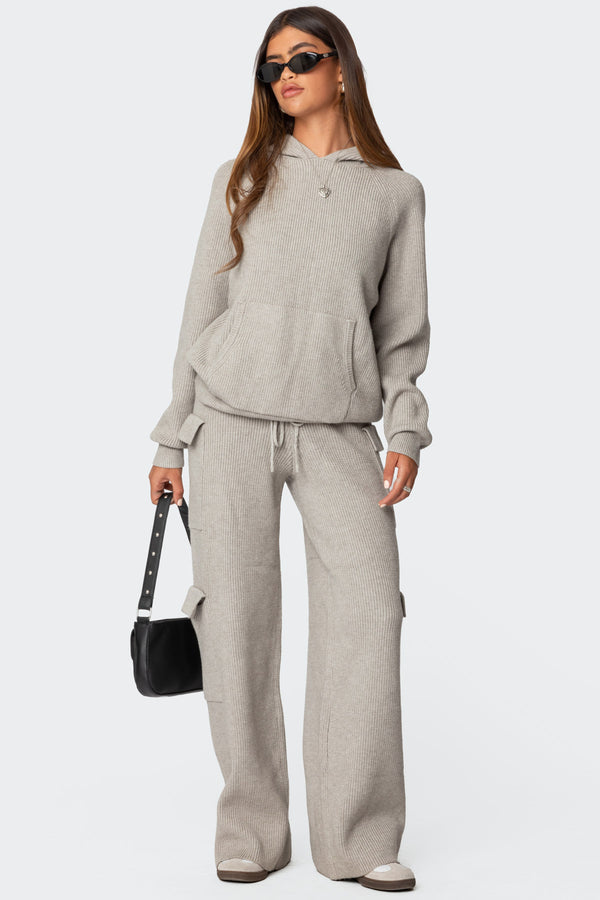 Wynter Oversized Knit Hoodie