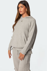 Wynter Oversized Knit Hoodie