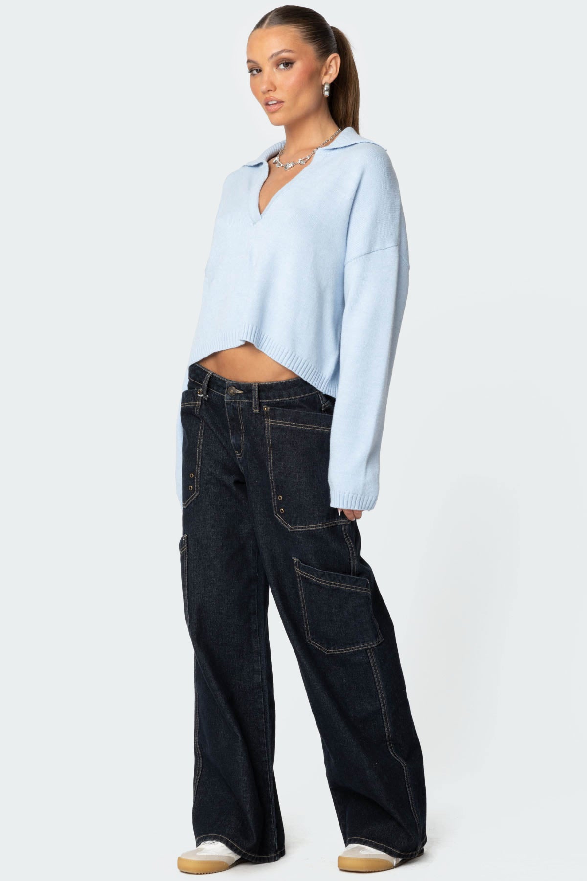 Marcie Oversize Cropped Sweater