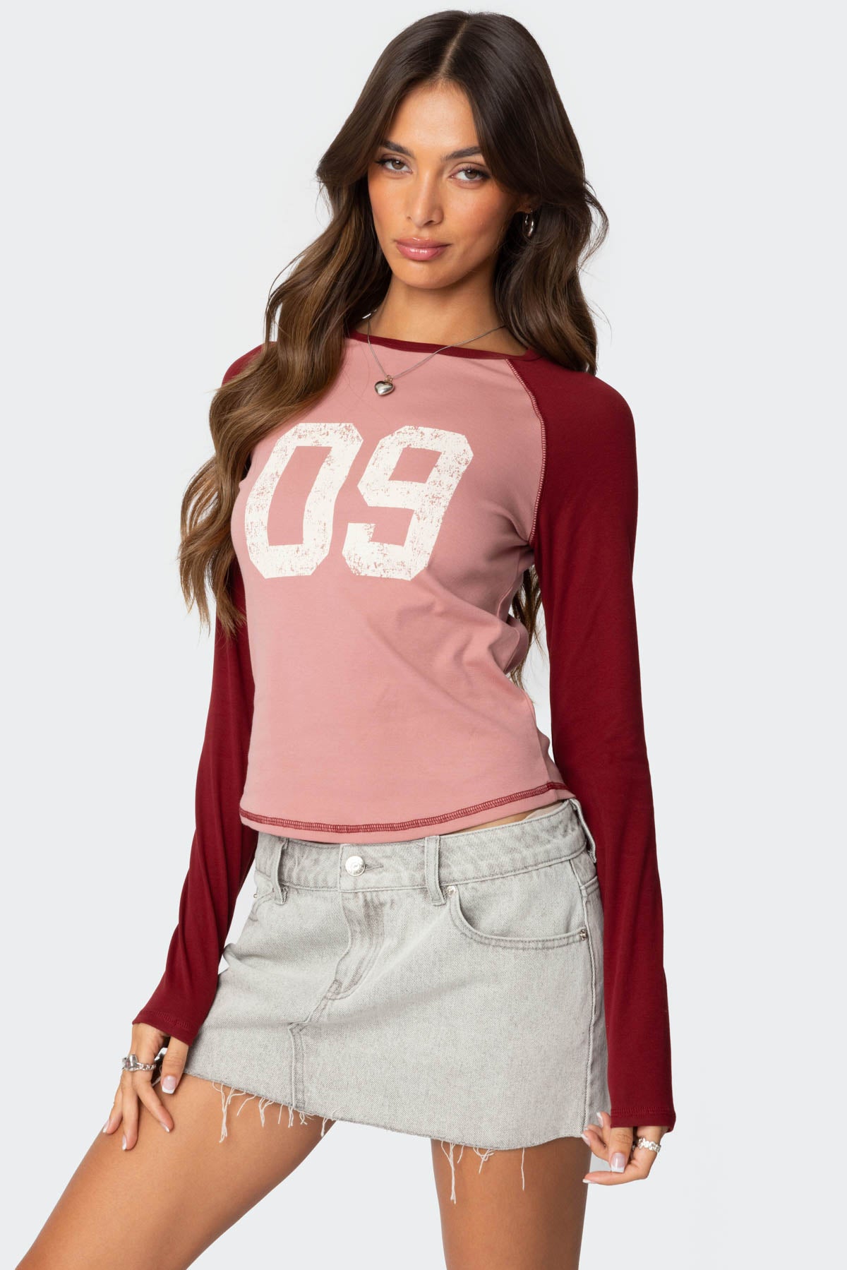 09 Raglan Long Sleeve T Shirt