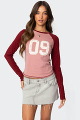 09 Raglan Long Sleeve T Shirt