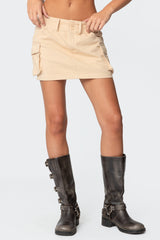 Katya Low-Rise Cargo Skirt