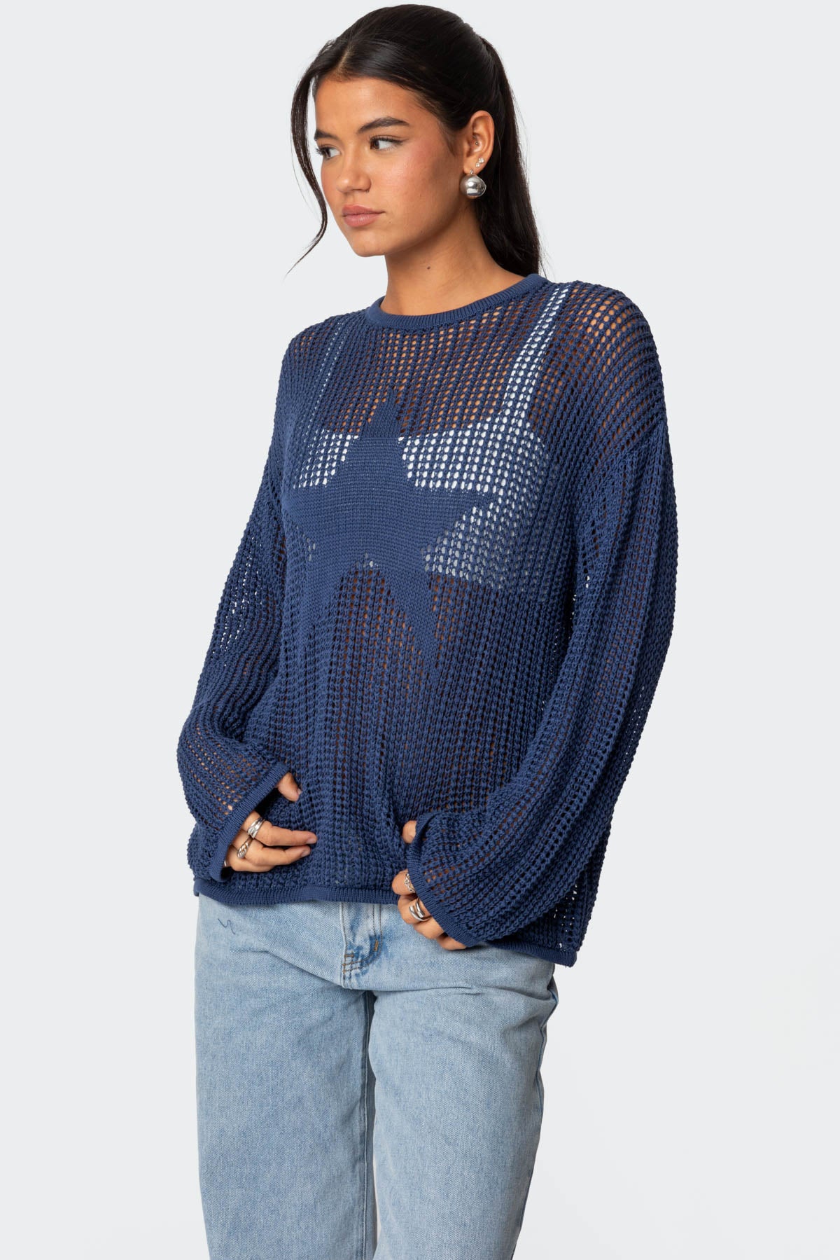 Seeing Stars Oversized Sweater