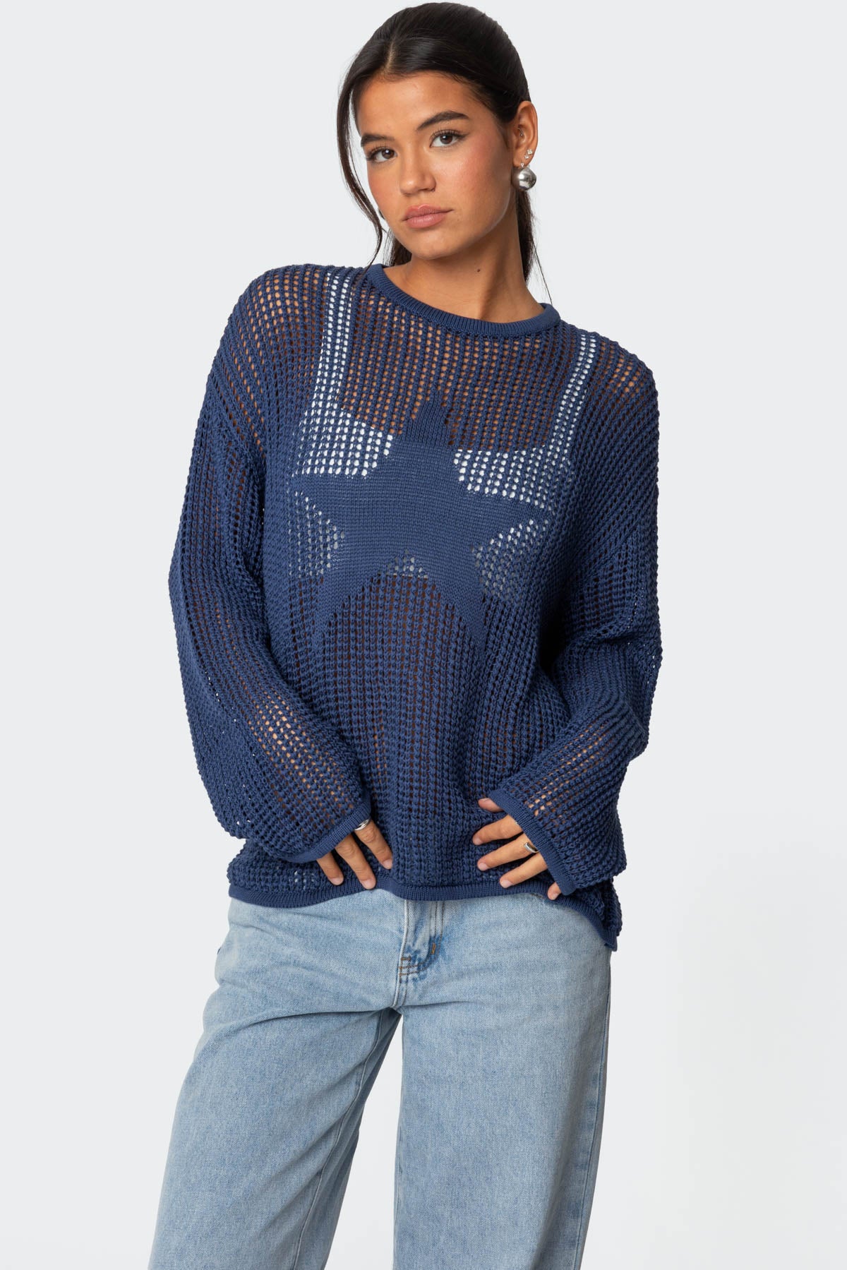 Seeing Stars Oversized Sweater