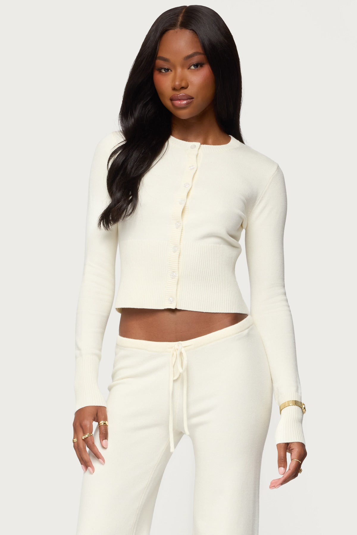 Montanna Rib Knit Cardigan – edikted