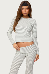 Kaeli Stripey Long Sleeve T Shirt