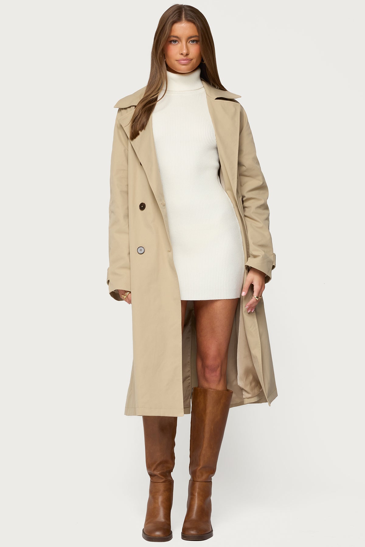 Amur Maxi Trench Coat – edikted