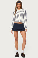 Loreen Striped Knit Cardigan