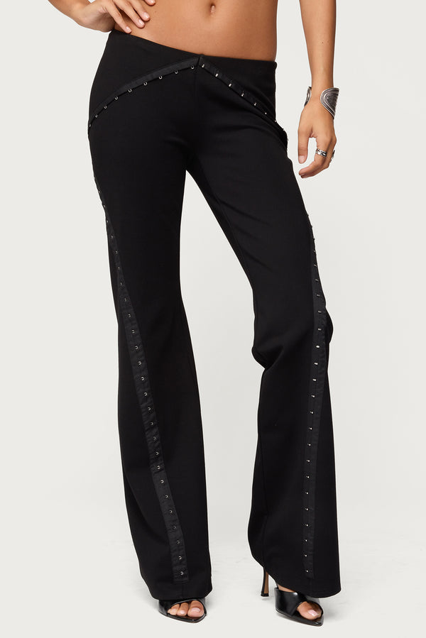 Hook & Eye Bootcut Pants
