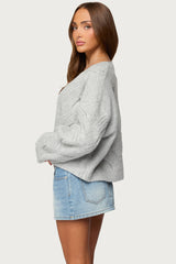 Braiden Chunky Cable Knit Cardigan