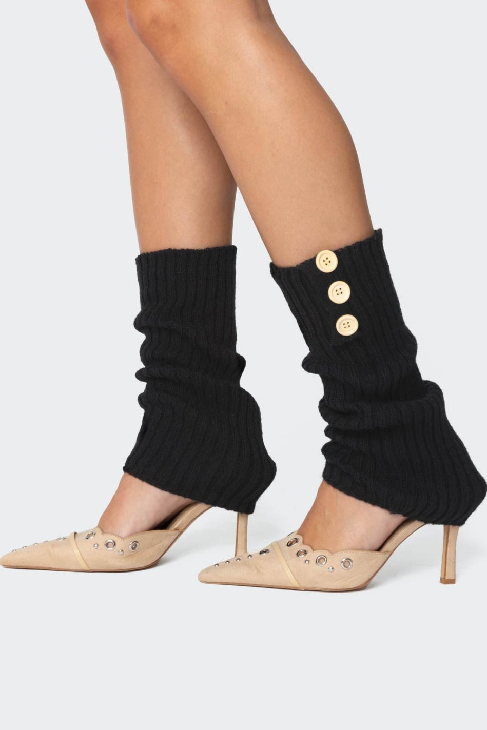 Button Leg Warmers