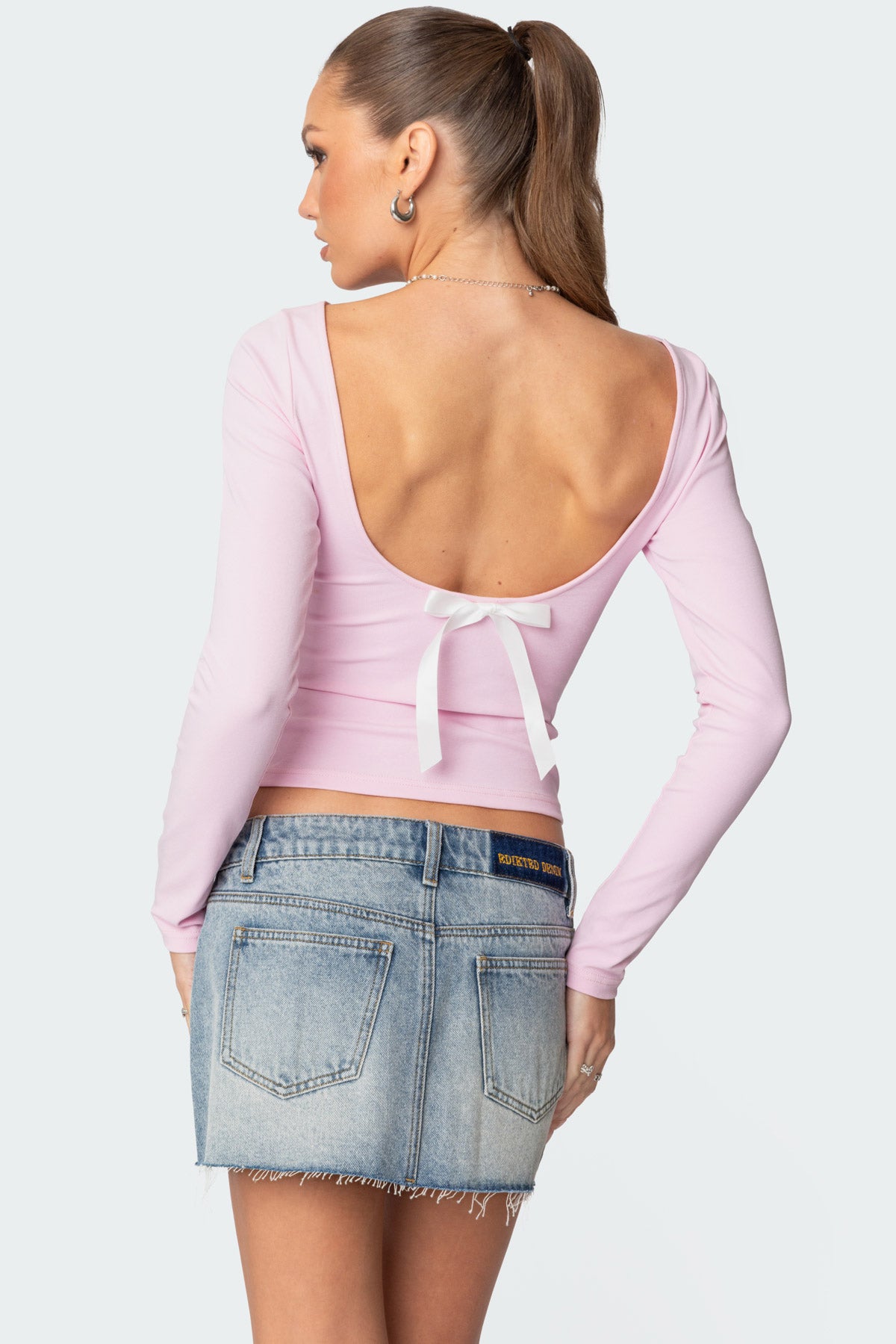 Nila Backless Boat Neck Top