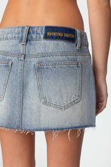 Brantley Denim Mini Skirt