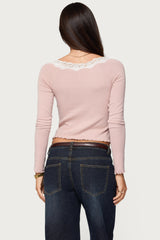 Emmery Lacey Boat Neck Top