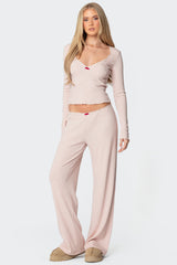 Roselle Ribbed Pants