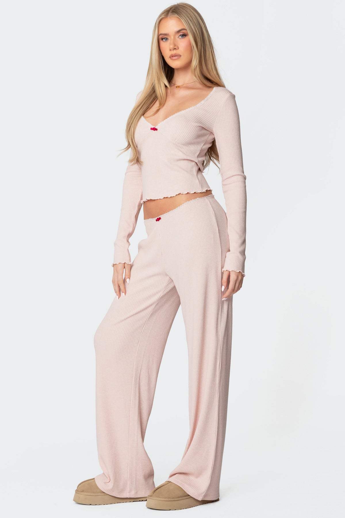 Roselle Ribbed Pants