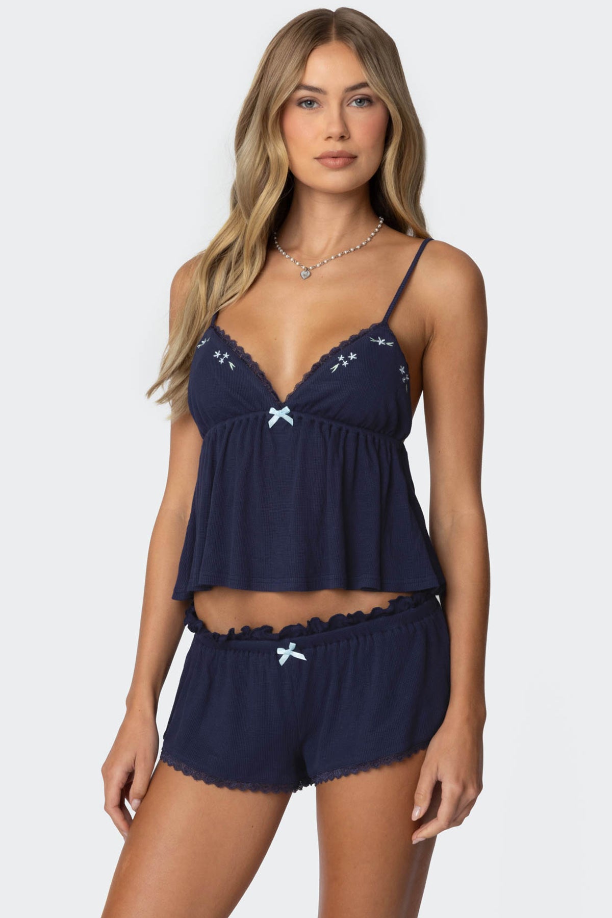 Dream Babydoll Waffle Tank Top