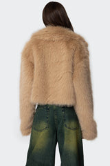 Sierra Oversized Faux Fur Jacket